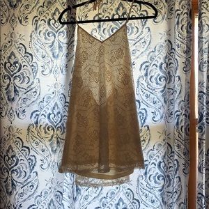 Boho open back dress